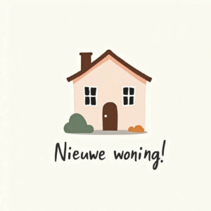 wenskaart nieuwe woning
