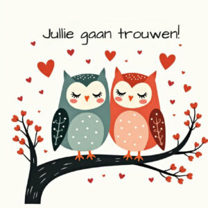 wenskaart huwelijk