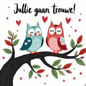 wenskaart huwelijk