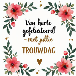 wenskaart huwelijk