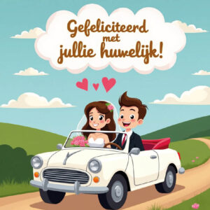 wenskaart huwelijk