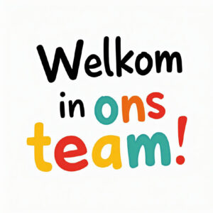 wenskaart welkom in ons team