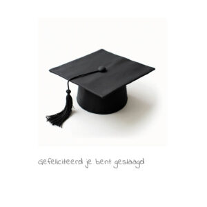 wenskaart geslaagd