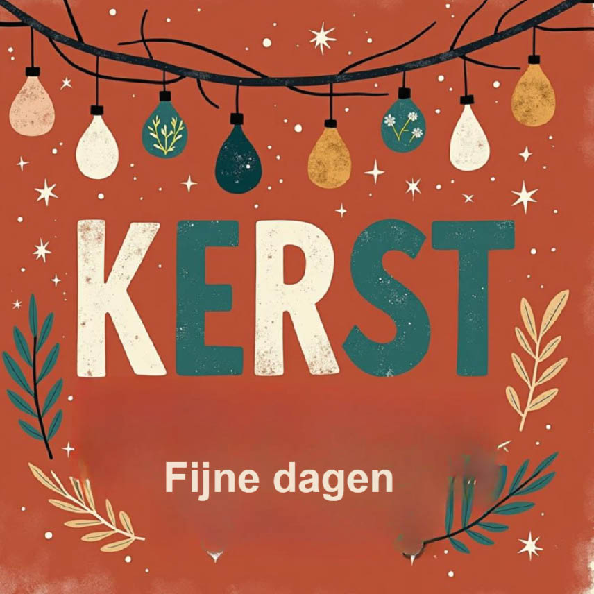 Kerstkaart met logo