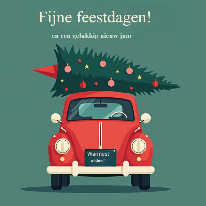Kerstkaart met logo