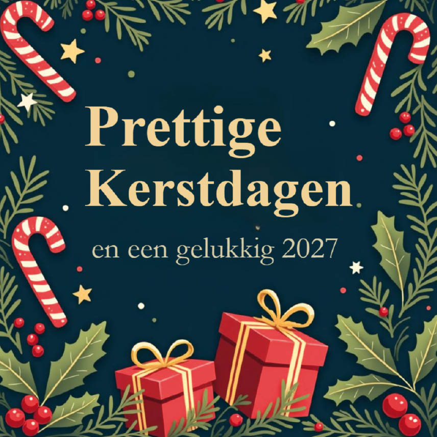 Kerstkaart met logo