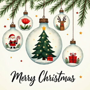 Kerstkaart met logo