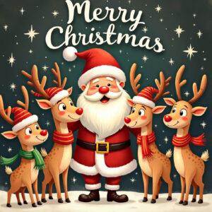 Kerstkaart met logo