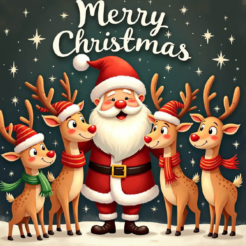 Kerstkaart met logo