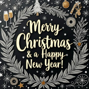 Kerstkaart met logo