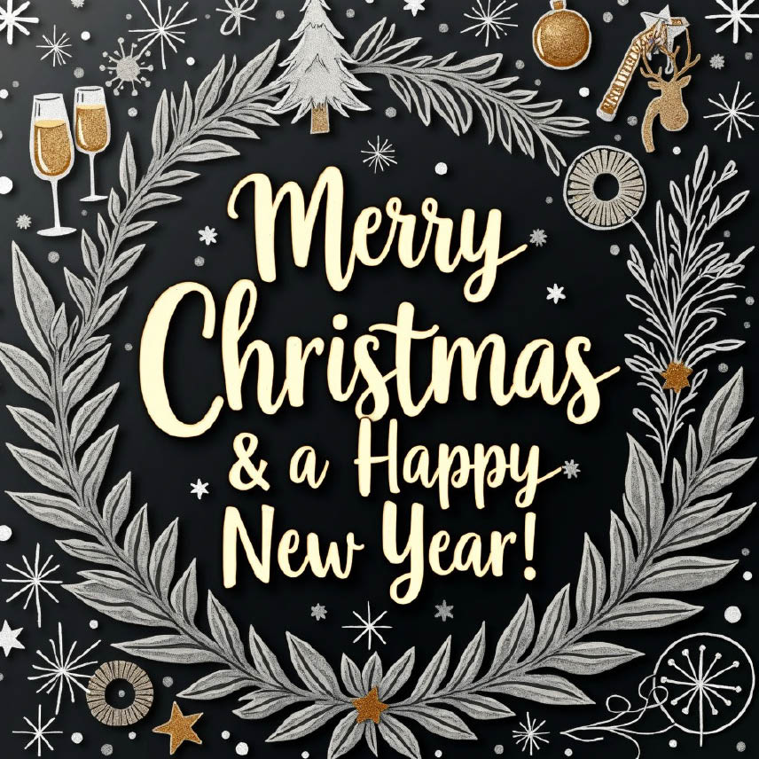 Kerstkaart met logo