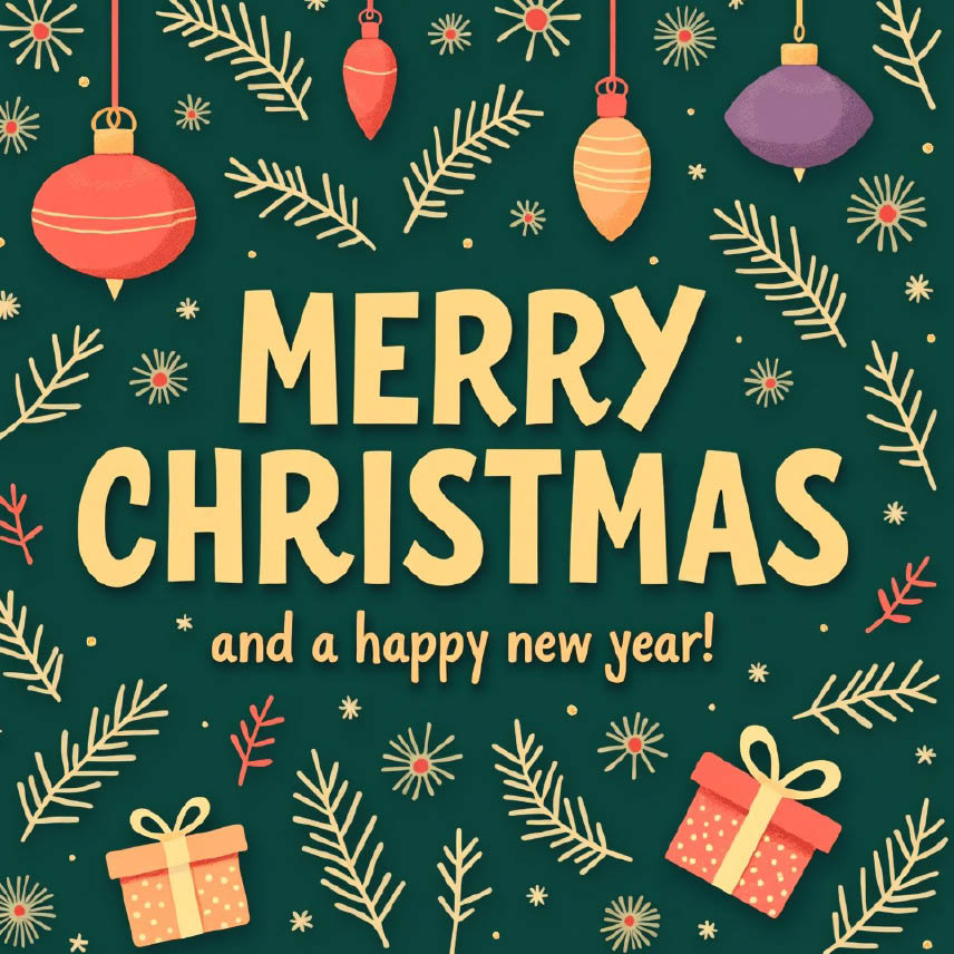 Kerstkaart met logo
