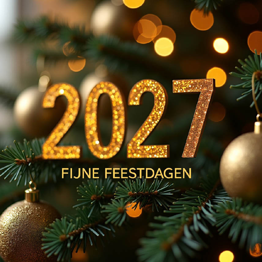 Kerstkaart met logo