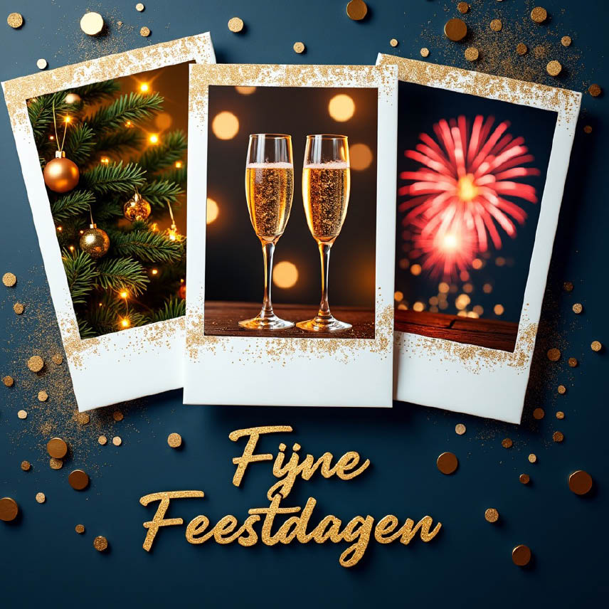 Kerstkaart met logo