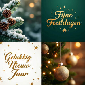Kerstkaart met logo