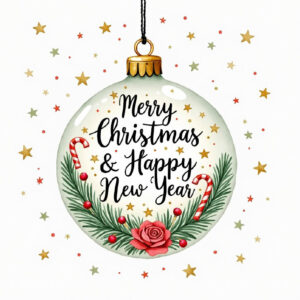 Kerstkaart met logo